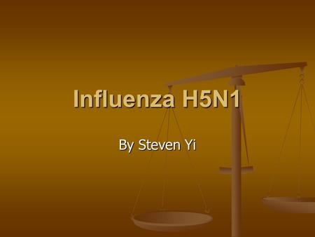 Influenza H5N1 By Steven Yi. Contents Contents 1. Overview 2. History 3. Attachment 4. Entry 5. Replication 6. Lytic Cycle 7. Diagnosis 8. Treatment.