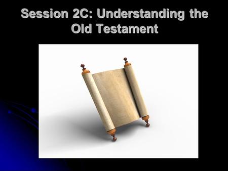 Session 2C: Understanding the Old Testament. Misconception # 1 The Old Testament cannot be read in the same way as the New Testament. The Marcion Controversy.