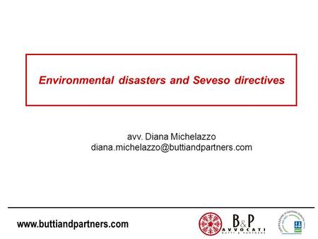 Environmental disasters and Seveso directives
