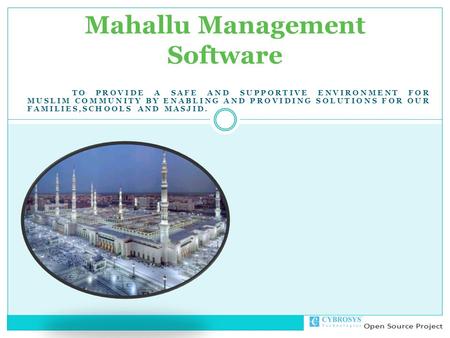 Mahallu Management Software