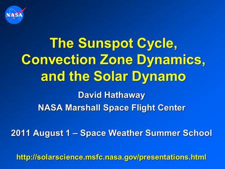 The Sunspot Cycle, Convection Zone Dynamics, and the Solar Dynamo