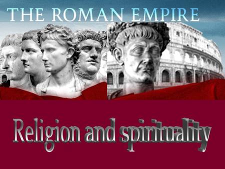 In Latin, “religio” means “something that binds.” For Romans, religion was a force that bound families together, bound subjects to their ruler and bound.