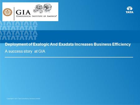 With you Today Application, GIA Director, Global Databases and