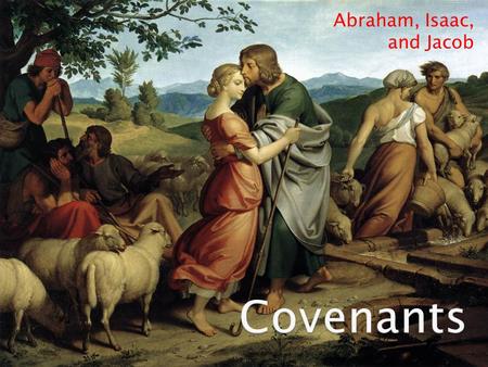 Abraham, Isaac, and Jacob. Genesis 22  25 And whilst Abraham was proceeding with his son Isaac along the road, Satan came and appeared to Abraham.