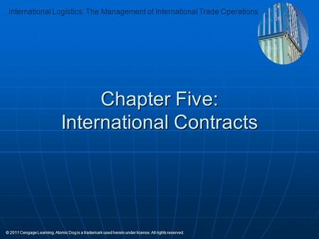 Chapter Five: International Contracts