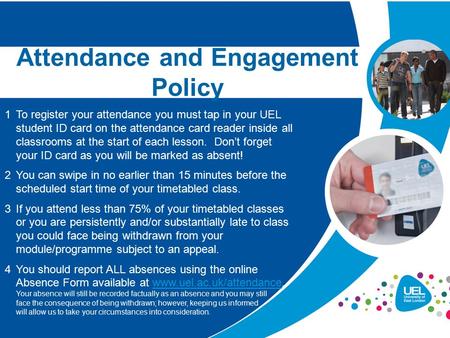 Attendance and Engagement Policy