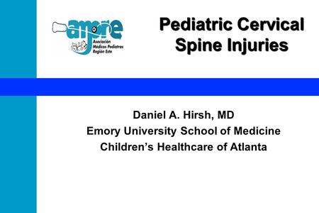 Pediatric Cervical Spine Injuries