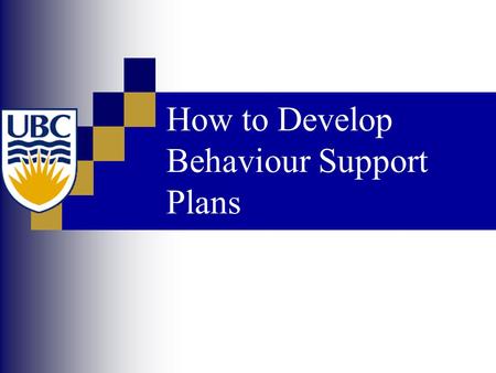 How to Develop Behaviour Support Plans. Our Goals Create plans that will work  Plans with high technical adequacy  Plans with high contextual fit Acceptable.