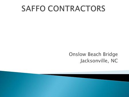 Onslow Beach Bridge Jacksonville, NC.  This project called for abrasive blasting and protective coating application to the Onslow Beach Bridge, a rotating.