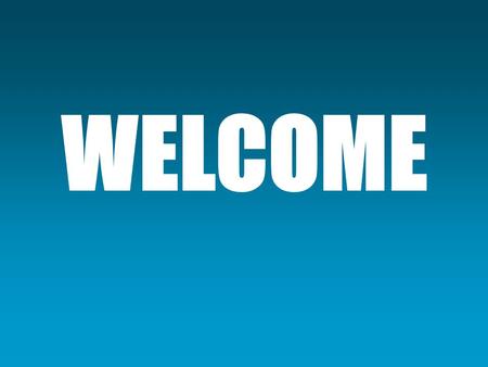 WELCOME. AGENDA Welcome Introductions iPad PILOT PRMS Q & A.
