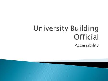Accessibility.  A building code is a set of rules that specify the minimum acceptable level of safety for buildings. The main purpose of building codes.