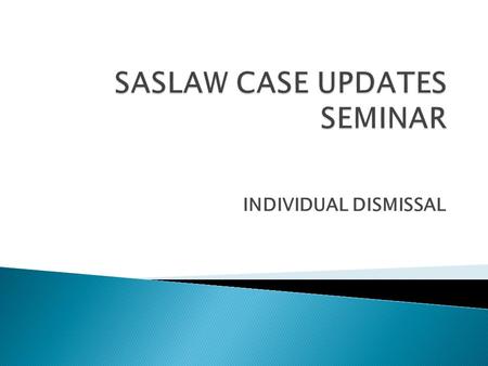 INDIVIDUAL DISMISSAL. 1.1 Appropriate sanction Miyambo v CCMA & others [2010] 10 BLLR 1017 (LAC)  security guard dismissed after being found in possession.