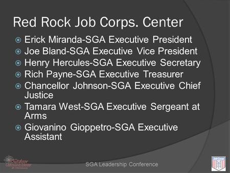 Red Rock Job Corps. Center