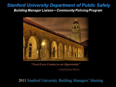 Stanford University Department of Public Safety