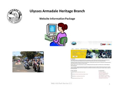 Ulysses Armadale Heritage Branch Website Information Package Web Info Pack Version 1.1 1.