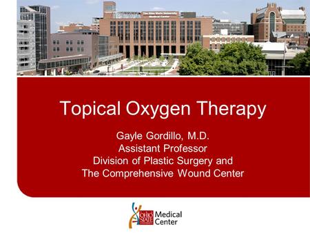 Topical Oxygen Therapy