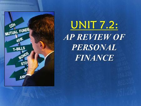 UNIT 7.2: AP REVIEW OF PERSONAL FINANCE “WHO MONITORS THE STOCK MARKET IN THE USA?” They are not insured but at least they have been reviewed.