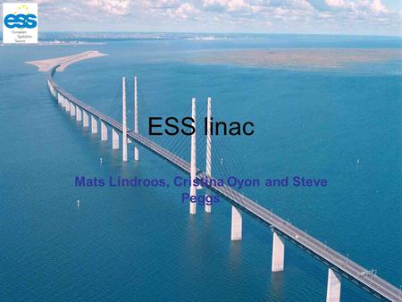 ESS linac Mats Lindroos, Cristina Oyon and Steve Peggs.