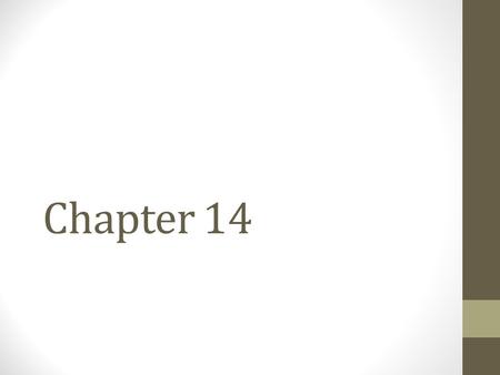 Chapter 14.