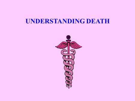 UNDERSTANDING DEATH. Objective ACTION: Identify the variances of the 3 stages of death. CONDITIONS: Given the lecture and class notes. STANDARD: Identification.
