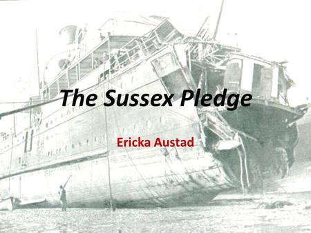 The Sussex Pledge Ericka Austad.