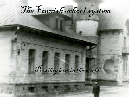 The Finnish school system