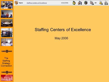 The Staffing Strategy Connection Staffing Centers of Excellence May 2006.