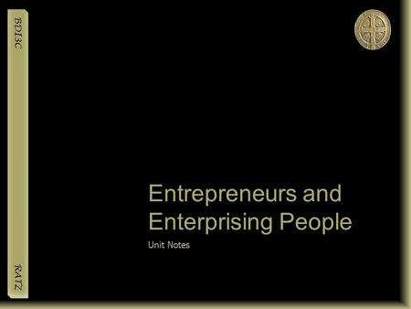 Entrepreneurs and Enterprising People