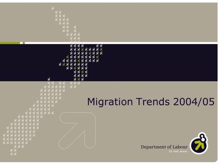 Migration Trends 2004/05. What’s new in the 04/05 report? Migration in a broader context External migration Temporary flows Temporary to residence Gender.