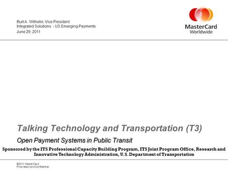 Talking Technology and Transportation (T3)