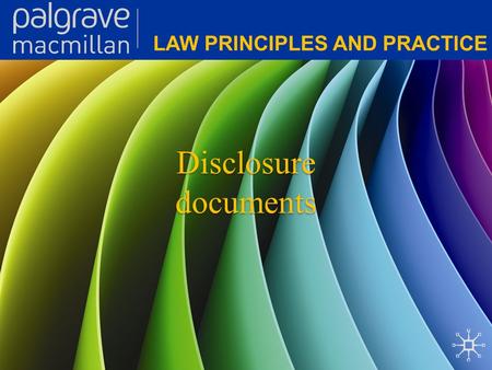 Disclosure documents. Corporate Law: Law principles and practice Overview A significant objective of the Corporations Act 2001 (Cth) is to encourage investment.