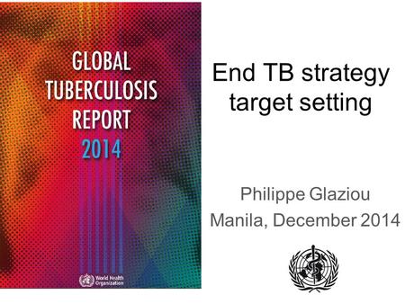 End TB strategy target setting