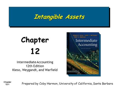 12 Chapter Intangible Assets Intermediate Accounting 12th Edition