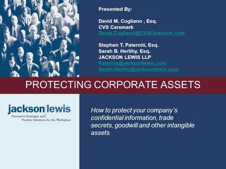 PROTECTING CORPORATE ASSETS