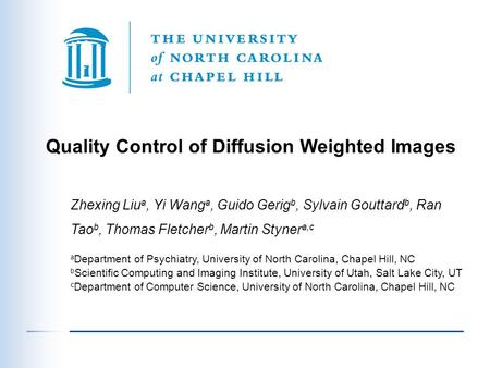 Quality Control of Diffusion Weighted Images