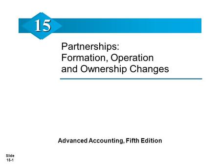 Advanced Accounting, Fifth Edition
