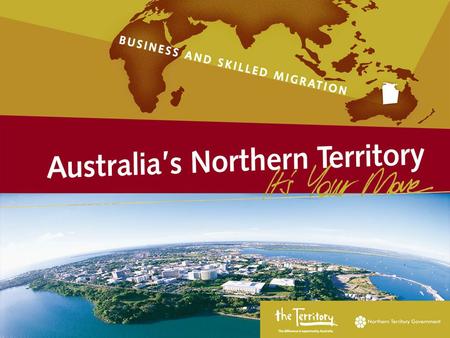 Regional and State/Territory Specific Schemes  Australian Government and State Government Responsibilities  Northern Territory Government Sponsorship.