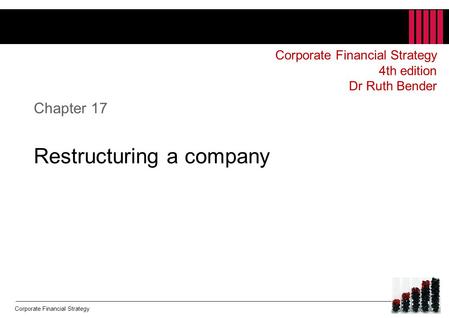 Chapter 17 Restructuring a company