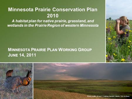 Minnesota Prairie Plan Working Group June 14, 2011