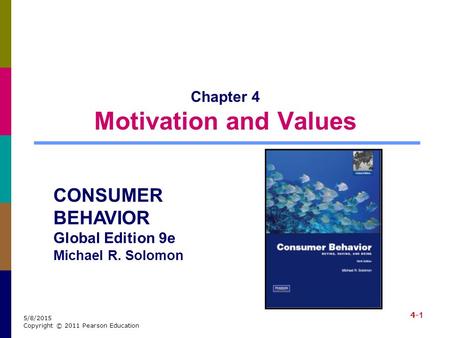 Chapter 4 Motivation and Values