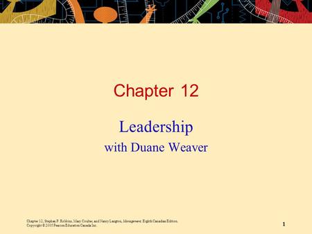 Leadership with Duane Weaver