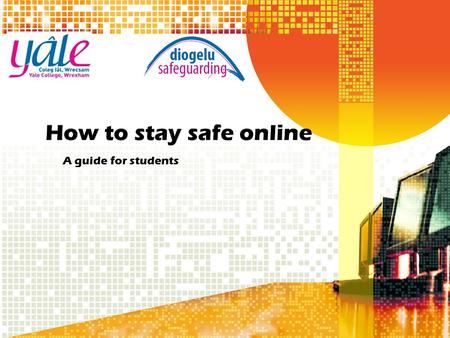 How to stay safe online A guide for students. e-Safety e-Safety relies on selecting appropriate privacy levels, knowing how to behave online and understanding.