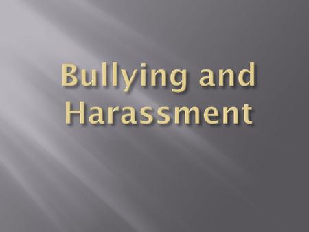  Entry Task Questions  Do you think bullying is a problem at our school? Why or why not?  Do you think that social media ( facebook, twitter, snap.
