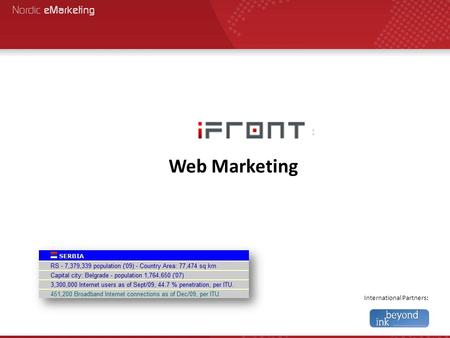 International Partners: Web Marketing. Important Web Marketing.