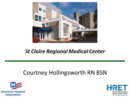 St Claire Regional Medical Center Courtney Hollingsworth RN BSN.