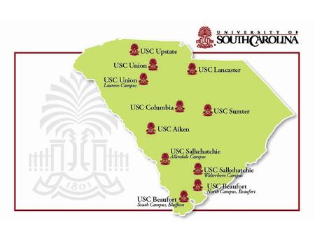 The University of South Carolina 2 Leveraging Higher Education for a Stronger South Carolina Goal 1: Making South Carolina One of the Most Educated States.