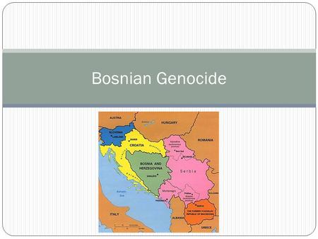Bosnian Genocide. Perpetrators When: April 1992- December 1995 Who: Bosnian Serbs, Slobodan Milosevic Slobodan Milosevic (1941- 2006) President of Serbia.