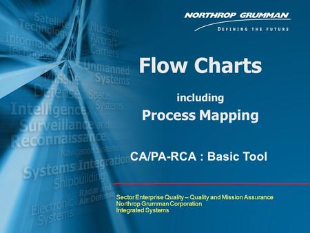Flow Charts including Process Mapping