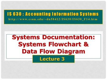 Systems Documentation: Systems Flowchart & Data Flow Diagram