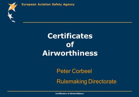 Certificates of Airworthiness